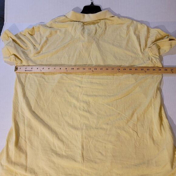 Men's IZOD Heritage Polo Shirt XXL Regular Fit 100% cotton Golf Shirt Yellow - Picture 9 of 12